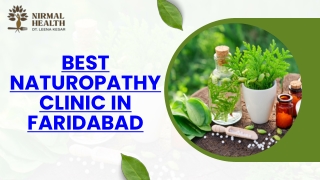 best naturopathy clinic in faridabad