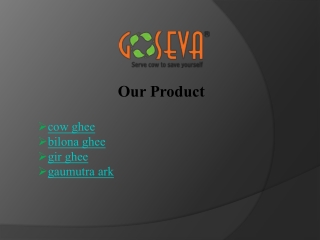 Shop Now Pure Gir Ghee at Gomata Seva for Healthier Cooking