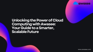 Purple and Black Metallic Blob Tech Company Presentation