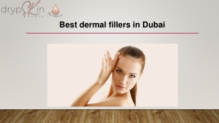Best dermal fillers in Dubai
