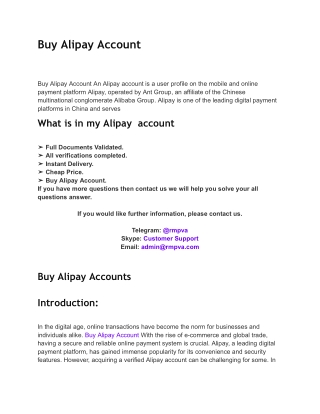 Buy Alipay Account (1)
