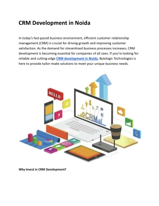 CRM Development in Noida