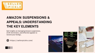 Amazon Suspensions & Appeals Understanding the Key Elements
