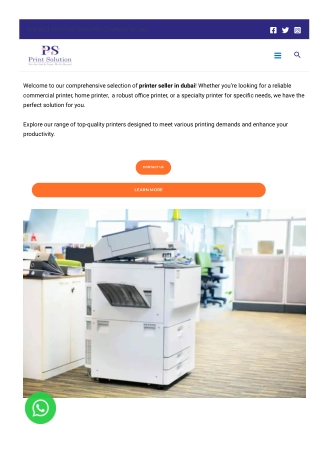 Exclusive Deals on Commercial Printers for Sale in Abu Dhabi: Boost Your Busines