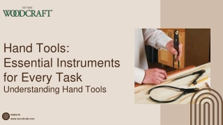 Hand Tools Essential Instruments for Every Task