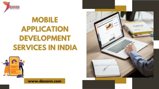 Mobile App Development Services In India