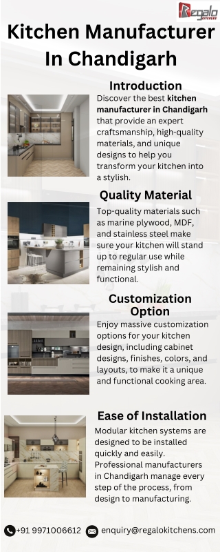 Kitchen Manufacturer In Chandigarh