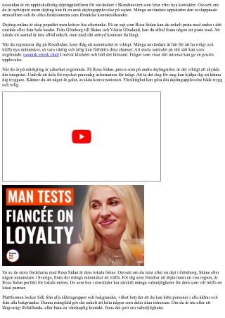 Rosa Sidan Guide: Så Lyckas Du med Dejting i Sverige