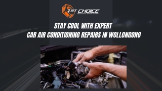Stay Cool with Expert Car Air Conditioning Repairs in Wollongong