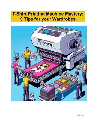 T-Shirt Printing Machine Mastery: 9 Tips for your Wardrobes