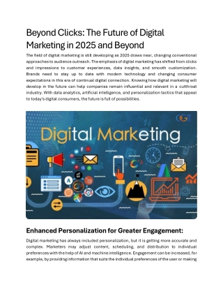 Beyond Clicks The Future of Digital Marketing in 2025 and Beyond