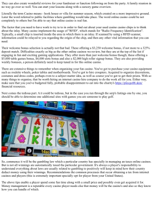 Different Methods You Could Try To Try Real Online Casino Deals