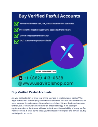 Buy Verified Paxful Accounts2024
