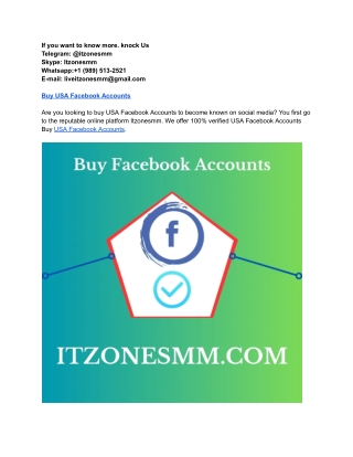 5 Best Sites to Buy Facebook Accounts (PVA & Aged)