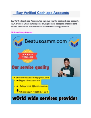 Buy Verified Cash app Accounts
