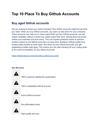 GitHub Account for Sale, Cheap GitHub Pro, Enterprise &100% Saf