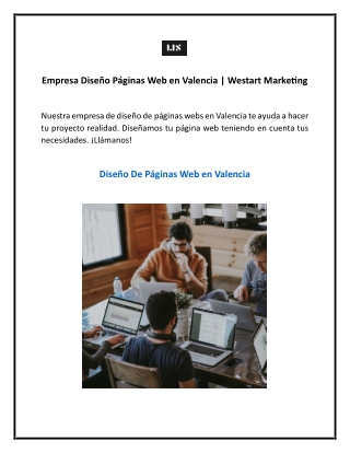 Empresa Diseño Páginas Web en Valencia Westart Marketing