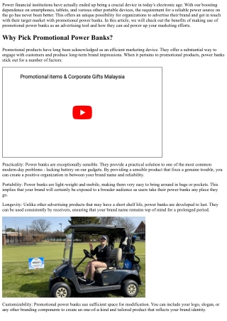 Power Up Your Marketing with Promotional Power Banks