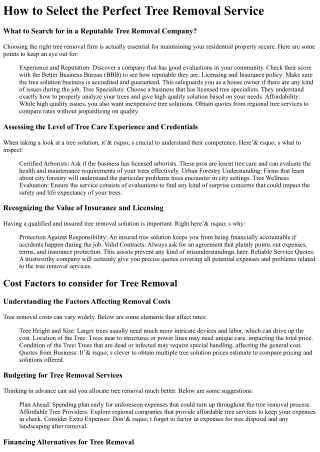 Emergency Tree Removal Hackettstown