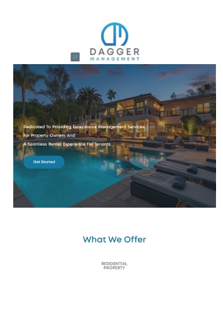 Rental management properties