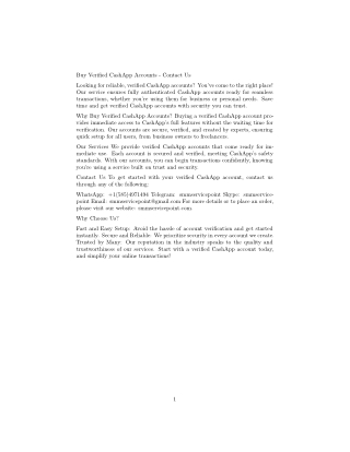 Buy Verified CashApp Accounts_2024