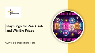 Play Bingo for Real Cash and Win Big Prizes