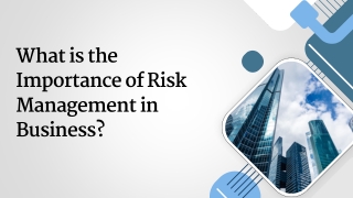 What is the Importance of Risk Management in Business