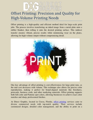 Offset Printing
