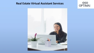 Real Estate Virtual Assistant Services