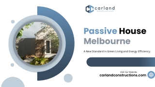 Passive House Melbourne A New Standard in Green Living and Energy Efficiency