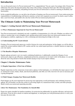 The Ultimate Guide to Maintaining Your Prevost Motorcoach