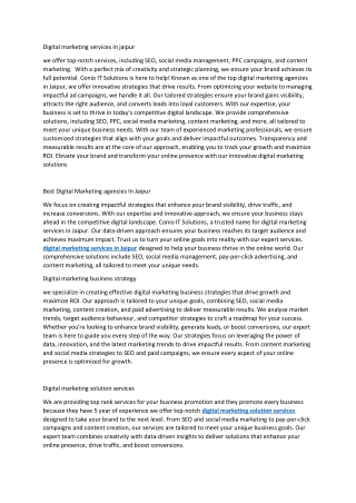 Digital marketing services in jaipur