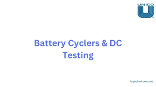 Battery Cyclers & DC Testing