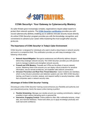 CCNA Security _ Your Gateway to Cybersecurity Mastery