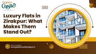 luxury apartments zirakpur