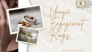 Unique Engagement Rings Find the Perfect Symbol of Love