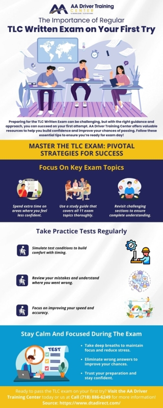 Tips for Passing the TLC Written Exam on Your First Try