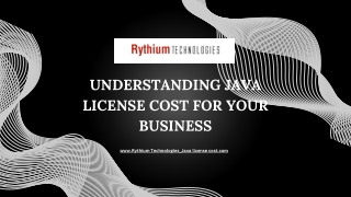 Understanding Java License Cost for Your Business