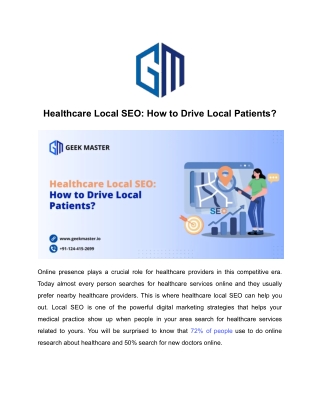 Healthcare Local SEO