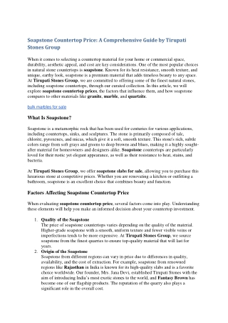 Buy Natural Stones in USA, UK and Abroad - Tirupati Stones Group