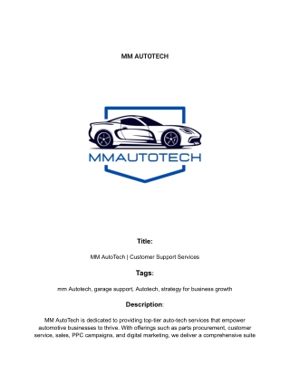 MM AutoTech PDF