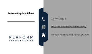 Perform Physio   Pilates