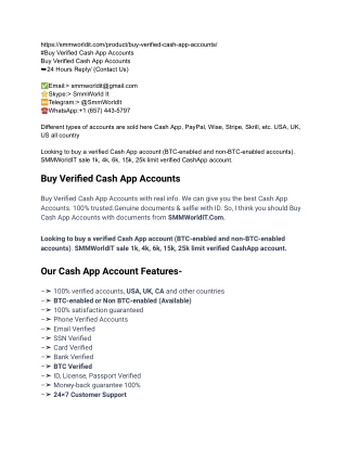 Buy Verified Cash App Accounts  ,,,IT