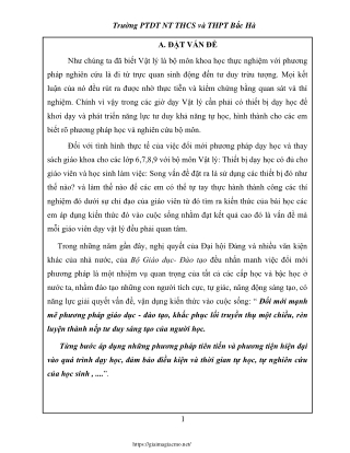 Đổi mới phương pháp giáo dục đào tạo khắc phục lối truyền thụ 1 chiều