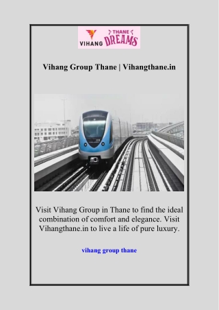 Vihang Group Thane | Vihangthane.in