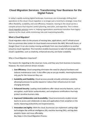 Seamless Cloud Migration Services | Saudi | Flycatch