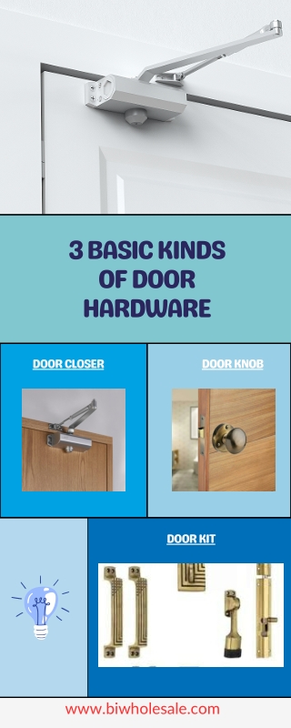 3 kinds of door hardware