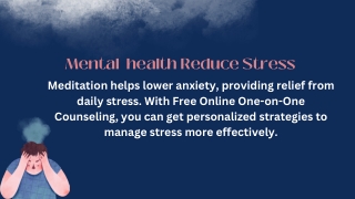 Free Online One on One Counseling