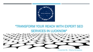 "Transform Your Reach with Expert SEO Services in Lucknow"
