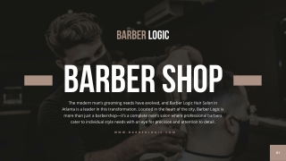 Atlanta's Premier Men's Haircut and Grooming Studio